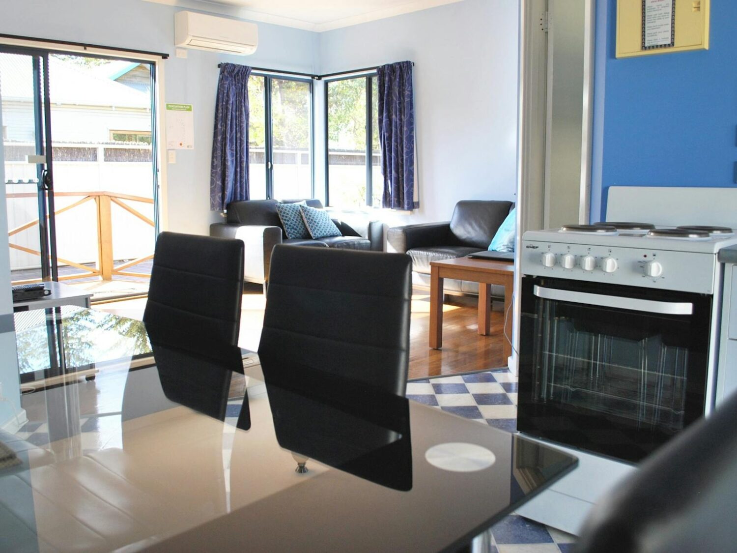 lounge dining area in ground floor apartment